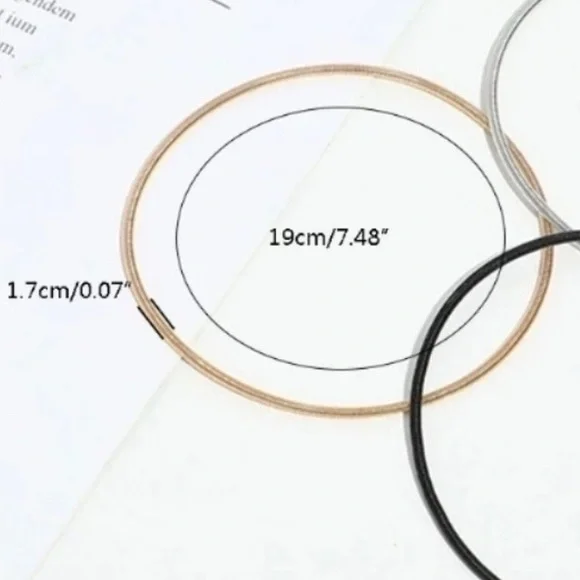 Guitar String Bracelets Stackable Gold Plated Stainless Steel 316L 2mm (8) New - Picture 5 of 6